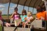 Callie and Julia had a turn holding the reins during our wagon ride!