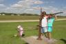 getting water at the well