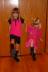 Julia's open house night - the girls wore boots!