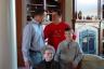 Jay, Joel, and Tyler with Grandma (part of Janice's family)